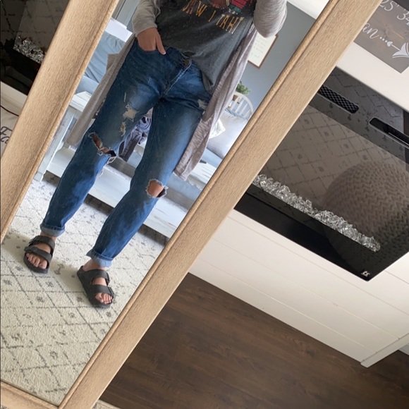 refuge Denim - Distressed straight leg jeans